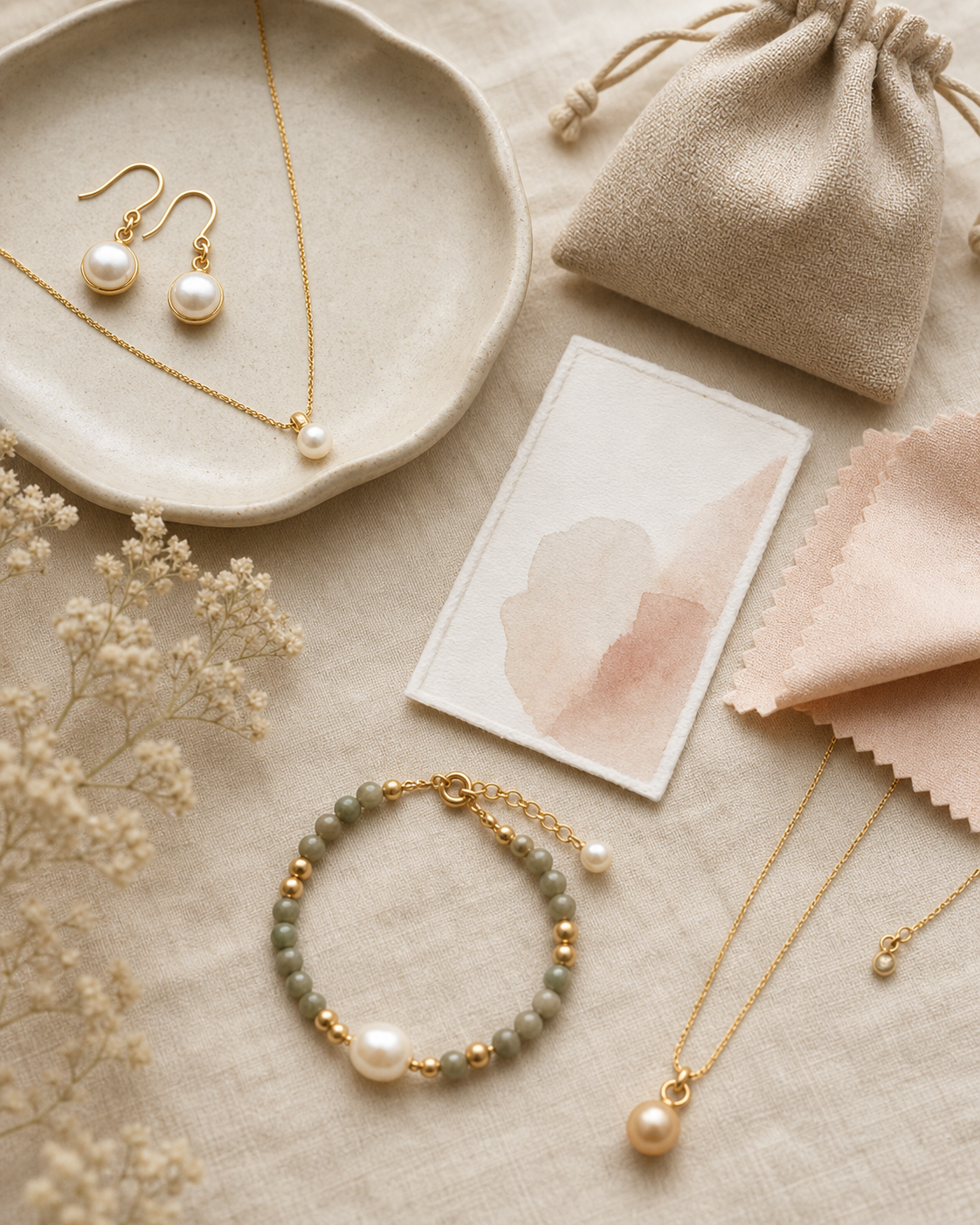 Handmade jewellery finishing
