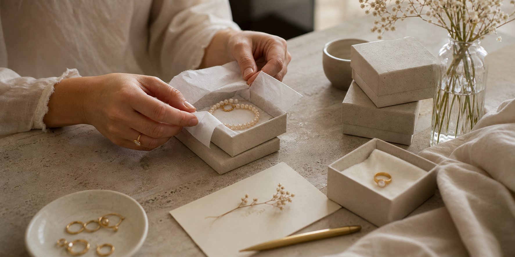 humaesthetic gift-ready jewellery