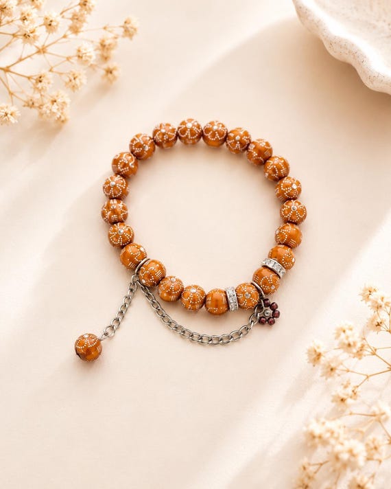 Desert Bloom Beaded Bracelet