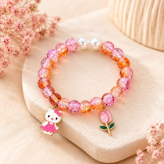 Sweet Tulip Charm Bracelet